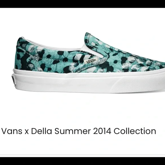 Vans Della Green size 7.5 woman/ 6 man. You will need a foot liner/ Dr. Schoales - Picture 13 of 15